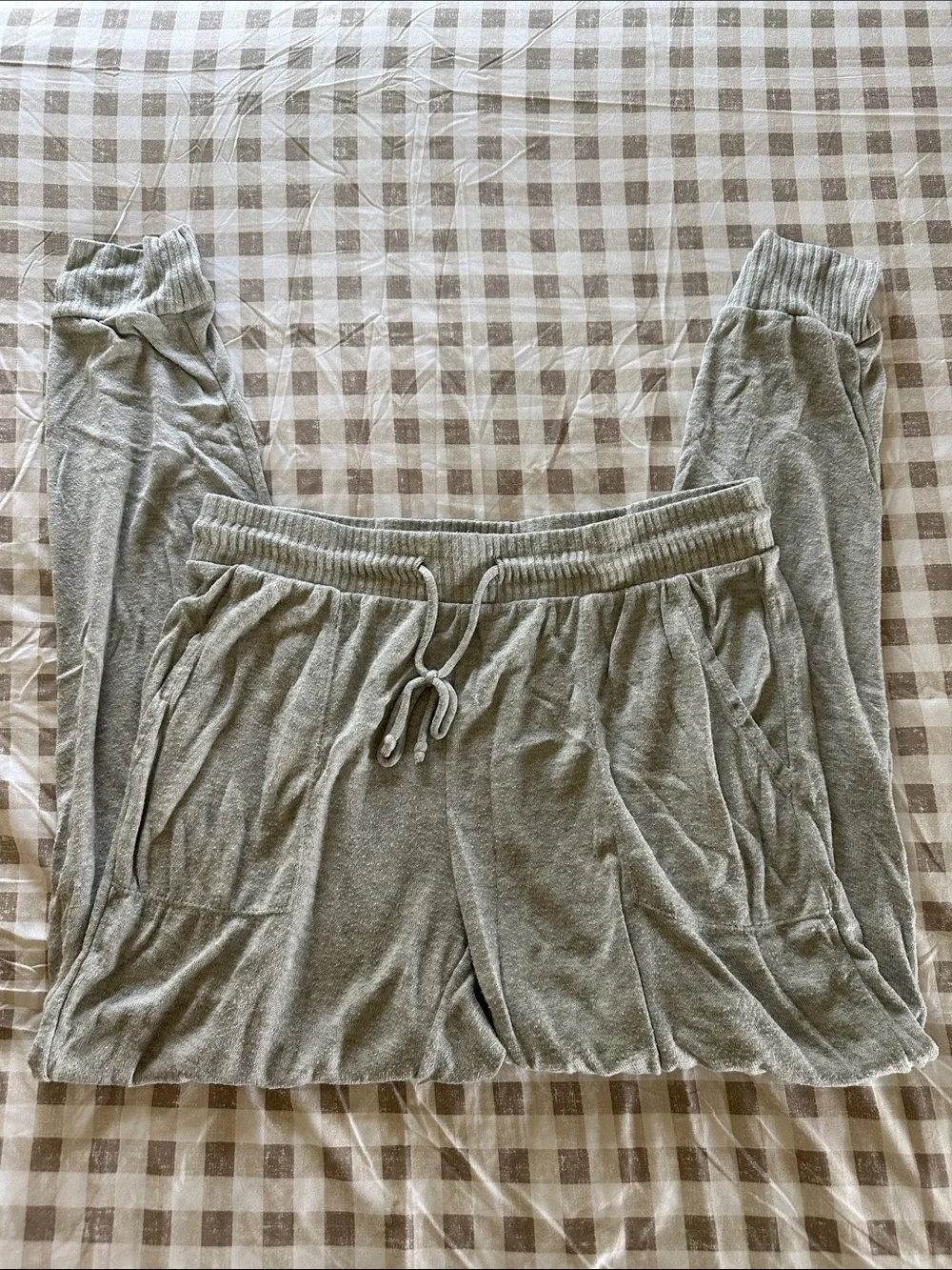 stars above Heather Gray Lounge Pajama Joggers
